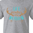 thumbnail image 4 of Inktastic Life is Better at the Cabin, Deer Antlers, Camping Youth T-Shirt, 4 of 5