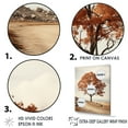 thumbnail image 3 of Designart "Retro Maple Tree Allure I" Tree Maple Floater Framed Canvas Art Print, 3 of 5