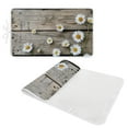 thumbnail image 2 of ZIATUBLES Daisy Wood Grain Print Ironing Pad for Table Top Portable Ironing Mat Blanket Foldable Ironing Board Replacement for Washer Dryer Countertop Travel, 31.5" x 19.6", 2 of 7