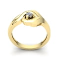 thumbnail image 3 of Genuine 0.15ct Round Cut Diamond Ladies Bridal Solitaire Anniversary Engagement Ring Solid 18K Rose, White or Yellow Gold F VS1, 3 of 3
