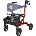 Hugo Explore SideFold Rollator Walker with Seat, Backrest and Folding