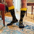 thumbnail image 2 of Night Sky Patterned Socks from the Sock Panda (Adult Large - Men's Shoe Sizes 8-12), 2 of 4