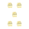 thumbnail image 1 of Kearding Servilleta de moda para restaurante, anillo de Metal, ceremonia, fiesta, banquete, decoración de , servilletas en forma de , adorno Type2 NO2, 1 of 6