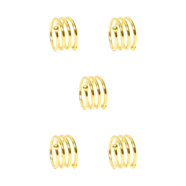 Kearding Servilleta de moda para restaurante, anillo de Metal, ceremonia, fiesta, banquete, decoración de , servilletas en forma de , adorno Type2 NO2