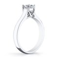 thumbnail image 2 of Platinum Round Cut Diamond Solitaire Ring 1.00 cttw. (G Color, VS Clarity) Size 9, 2 of 2