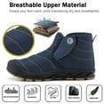 thumbnail image 4 of Ecetana Snow Boots for Men Winter Warm Waterproof Outdoor Hiking Shoes, 4 of 7