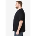 thumbnail image 3 of KingSize Men's Big & Tall Shrink-Less Lightweight Pocket Crewneck T-Shirt, 3 of 4