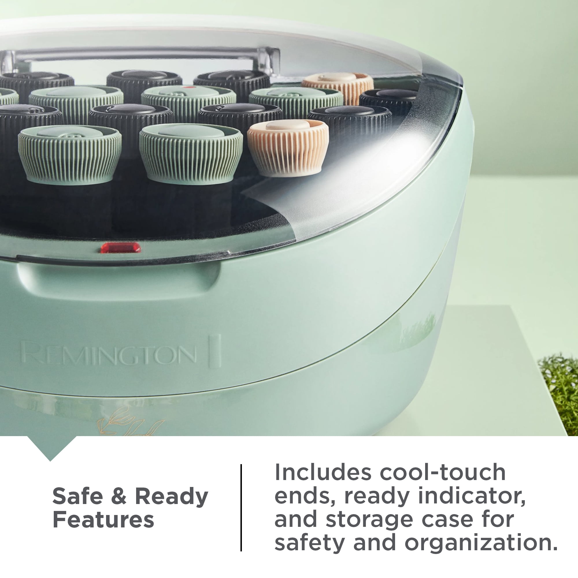 Remington Botanicals Hair Setter with Ceramic Rollers and Ionic Conditioning, 20-Piece Set