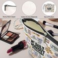 thumbnail image 5 of Bolsa de maquillaje Jeilink Daily Affirmations para mujer, algodón, 5 of 5
