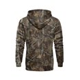 thumbnail image 7 of Havenx Camo Hoodie for Men Long Sleeve Maple Leaf Print Hoodie with Pockets Drawstring Hooded Sweatshirts Fishing Hunting Camping Athletic Workout Fall Winter Pullover,Coffee 3XL, 7 of 7