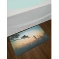 thumbnail image 2 of Landscape Bath Mat, Thailand Phurue Sunset Scene in Spring Season South East Pastoral Photo, Plush Bathroom Decor Mat with Non Slip Backing, 29.5" X 17.5", Multicolor, by Ambesonne, 2 of 2
