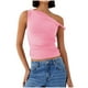thumbnail image 1 of Camisetas Casuales de Mujer sin Mangas Diseño de Cuello en V, Ligero Poliéster Primavera Y Blusa de Verano, 1 of 5