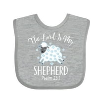 Inktastic The Lord is My Shepherd Psalm 23 Boys or Girls Baby Bib