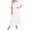 #336-White, variant on Taylonsss Womens Solid Color Nightdress Off Shoulder Short Sleeve Comfortable Sleepwear Home Loungewear