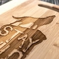 thumbnail image 3 of Stay Wild and Free - Wolf - Cutting Board, 3 of 3