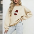 thumbnail image 4 of Aofany Christmas Sweaters for Women, Plus Size Pullover Shirt For Women Merry Christmas Women Casual Long Sleeve O-Neck Sweatshirt Pullover Blouse, 4 of 6