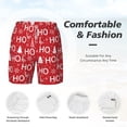 thumbnail image 5 of Lsque Mens Swim Trunks Christmas Hohoho Pattern - Bathing Suit Compression Liner - Beach Swim Shorts Swimwear - (S-3XL) - Stretch Quick Dry -Medium, 5 of 9