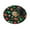 Green Christmas Cookies Gingerbread, variant on WIRESTER 7.88 in Round Mouse Pad with Non-Slip Rubber Base for Computers, Laptop, Office & Home - Green Christmas Cookies Gingerbread