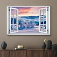 thumbnail image 2 of wall26 Canvas Print Wall Art Window View Sunset Winter Wonderland Mountain Range Wilderness Nature Photography Realism Scenic Landscape Colorful Multicolor for Living Room, Bedroom, Office - 16", 2 of 5