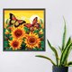 thumbnail image 5 of Pintura de diamante 5D DIY taladro redondo completo mariposa girasol arte artesanal (K593) Hugtrwg Para estrenar, 5 of 9