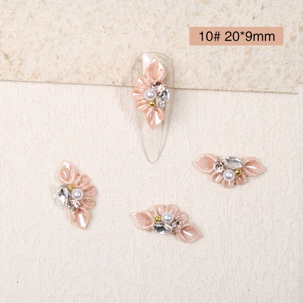 50 uds/20 piezas/10 Uds. De abalorios para decoración de uñas con diamantes de imitación, accesorios de manicura Kawaii, abalorio 3D de oso de piruleta de resina para uñas DIY Tan Jianjun unisex