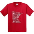 thumbnail image 3 of Inktastic Minnesota State Word Salad Youth T-Shirt, 3 of 5