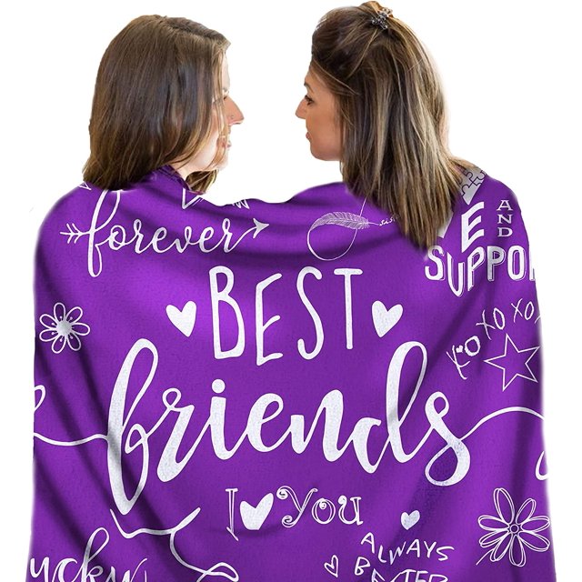 Best Friend Blanket, Cozy & Soft Throw Blankets, Best Friend Birthday