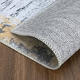 thumbnail image 3 of HOMERRY Runner Rug 2'x 8' Rug for Living Room Bedroom Rug Non Slip Bathroom Rugs Modern Bordered Yellow Thin Indoor Carpet, 3 of 6