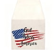 thumbnail image 2 of American Flag Stripes Stars Table Runner, 4th of July Independence Day Patriotic Red White Blue Kitchen Dining Table Decor, Memorial Day Holiday Party Banquet Table Cover Strip, 2 of 6