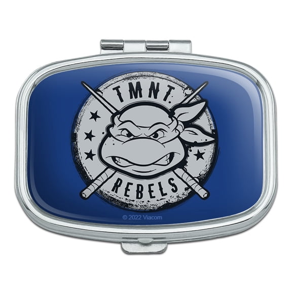 TMNT Rebels Badge Rectangle Pill Case Trinket Gift Box