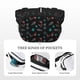 thumbnail image 5 of Fotbe Colorful Insect Cangurera Cuadrada con Estampado de Doble Capa, Bolsa de Cintura Ajustable Mini para Hombres y Mujeres, 5 of 9