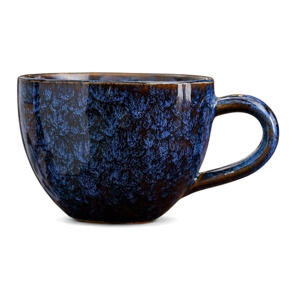 Large Soup Mug – Ceramic Wide Oversized Coffee Mug with Extra Big Handle, Giant Cereal Bowl & Cappuccino Cup for Daily Use