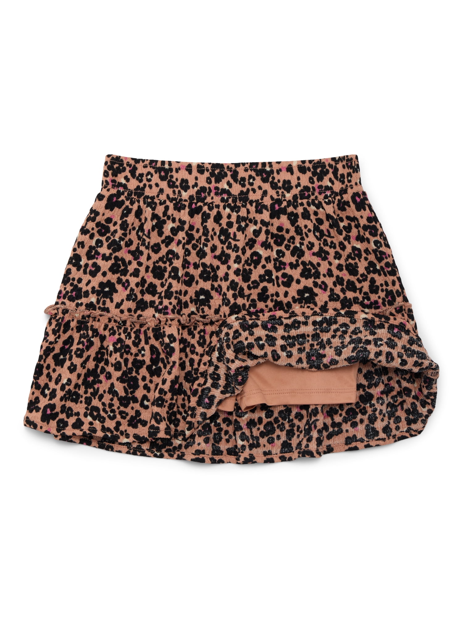 Wonder Nation Girls Knit Ruffle Skirt, Sizes 4-18 & Plus