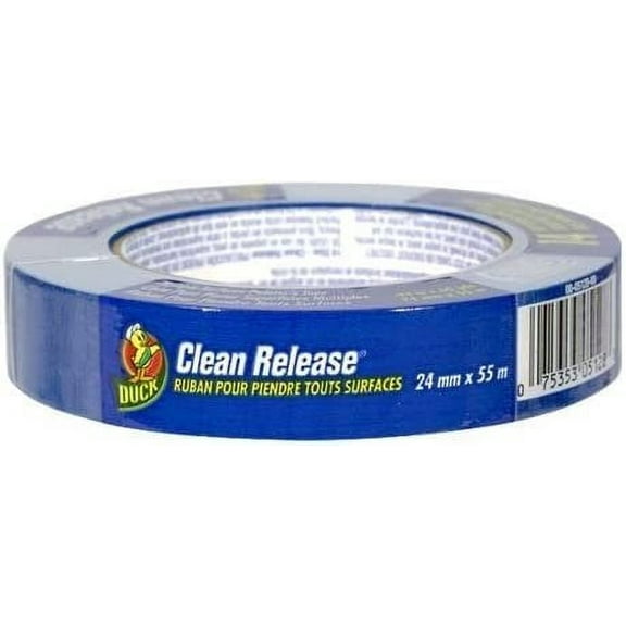 Bulk Clean Release Painters Masking Tape, 0.94"x60yd, Blue: Duck Brand 240193 288 Painters Tape Rolls