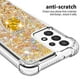 thumbnail image 5 of Funda para Samsung Galaxy A13 4G con Brillo Líquido Flotante, Purpurina, Parachoques y Anillo Giratorio Soporte, 5 of 5