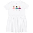 thumbnail image 3 of Inktastic Little Ballerina Trio Girls Toddler Dress, 3 of 5