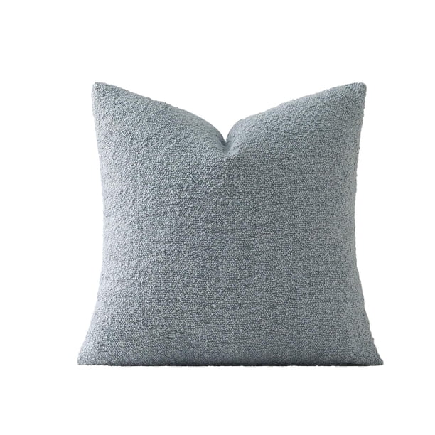 Funda de cojín decorativa de 45 x 45 cm, de felpa rizada de piel sintética, para sofá, sillón, dormitorio, sala de estar. Suave, cálida y acogedora. Funda de almohada decorativa con cremallera