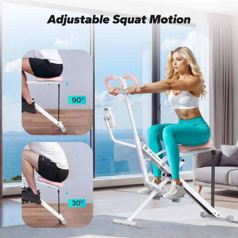 MERACH Squat Machine with 4-Level Resistance photo 3