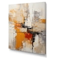 thumbnail image 2 of Designart "Yellow Black Abstract Fractal Expressions" Modern Wall Art Print, 2 of 5