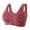 Wine, variant on Patlollav Women Comfortable Lace Breathable Bra Underwear No Rims