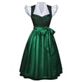 thumbnail image 2 of RoamHome Women's 2 Piece Oktoberfest Dirndl Dress German Bavarian Ruffle Sleeve V Neck Summer Dress, 2 of 9