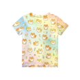 thumbnail image 5 of Cute Teen Girl Shirts Size 3-4 Summer Short Sleeve Funny Animal Graphic Tee Tops Casual Soft Kids Clothes Big Sister Outfit Crew Neck Shirts Multicolor, 5 of 5