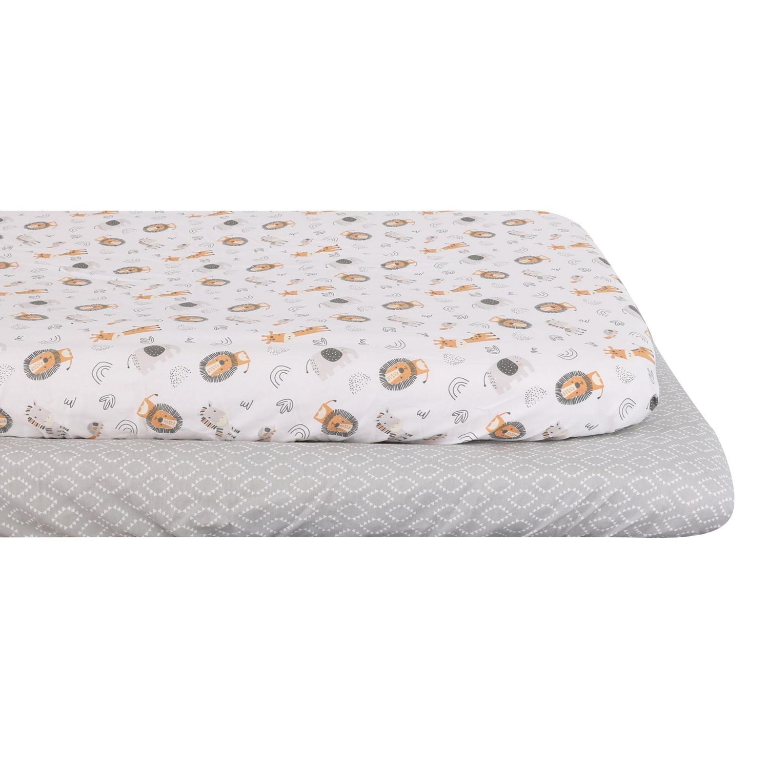 George Baby 2-Pack Mini Fitted Crib Sheets - Walmart.ca
