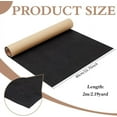 thumbnail image 2 of 1pc 78.78 Inch Adhesive Nonwoven Fabric 15.75 Inch Wide Black Self-Adhesive Non-Woven Fabric Patches Tape Durable for Furniture Protection Reduced Friction, 2 of 6
