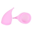 thumbnail image 1 of Copa menstrual reutilizable de silicona para mujer, segura para la menstruación, copa de higiene femenina (rosa LS), 1 of 11