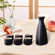 Kokiya Japanese Sake Set Adults Gifts Decoration 1 Pot and 6 Cups Ceramic Sake Pot Cups