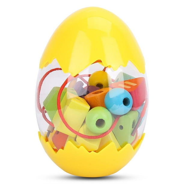 Mgaxyff Dinosaur Egg Toy,Toy,Wooden 20 Beads Surprise Dinosaur Egg