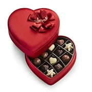 Godiva Chocolatier Valentines Fabric Heart Assorted Chocolate Gift Box, 14-Ct.