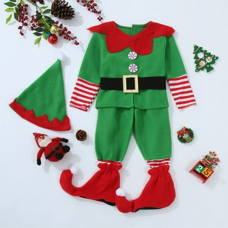 

Christmas Pajamas For Family Kids Child Holiday Dress Up Santa Blouse Pants And Hat Boot Covers Outfit For Boys Teen Party Performance Clothing Family Christmas Pjs Matching Sets