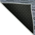 thumbnail image 3 of Addison Rugs Chantille Indoor/Outdoor Transitional Stripes Blue Washable Round Rug, 8' x 8', 3 of 6